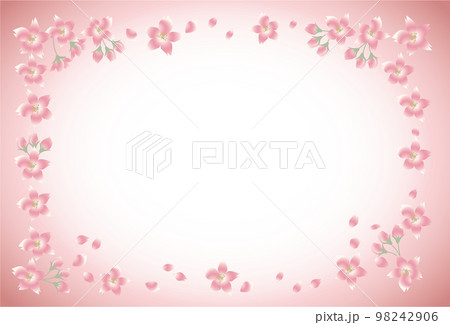 桜の花のハガキ-02 98242906