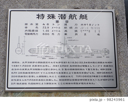 広島 江田島 第1術科学校 特殊潜航艇 98243961