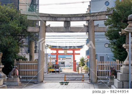 海神社の鳥居 海神社の鳥居 98244954