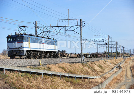 高崎線　岡部ー本庄　JR貨物　EF65-2065（新鶴見） 98244978