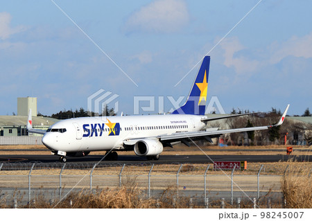 スカイマークの旅客機 B737-800 98245007
