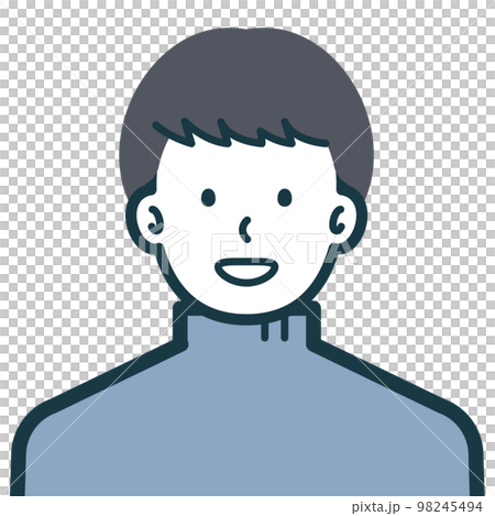 ほほえみの私服男性のバストショット2 ほほえみの私服男性のバストショット2 98245494
