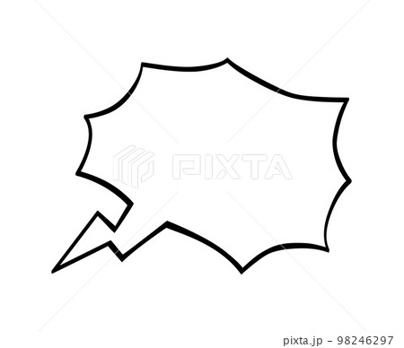 Speech bubble. Comic book style. 98246297