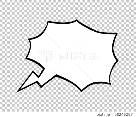 Speech bubble. Comic book style. Speech bubble. Comic book style. 98246297