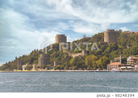 Rumelihisari, or Bogazkesen Castle, at the hills of the European side of Bosphorus Strait, Istanbul, Turkey Rumelihisari, or Bogazkesen Castle, at the hills of the European side of Bosphorus Strait, Istanbul, Turkey 98246394