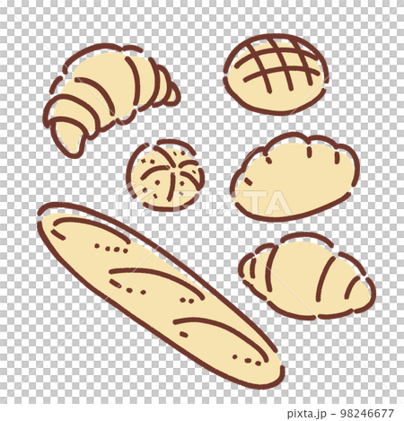simple bread illustration simple bread illustration 98246677