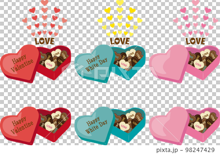 情人節白色情人節巧克力套裝 98247429