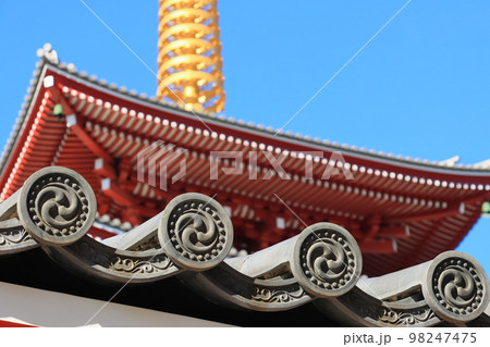 軒瓦　軒先瓦　瓦 98247475