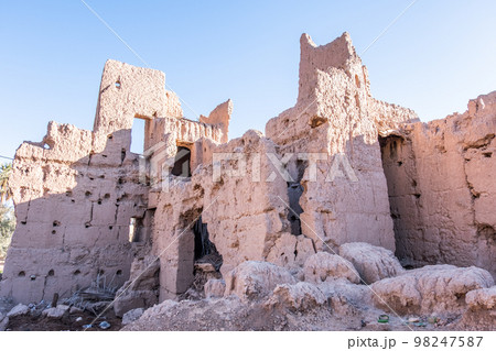 Kasbah of the Atlas - An old kasbah in the Atlas Mountains, Kasbah of the Atlas - An old kasbah in the Atlas Mountains, 98247587