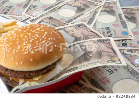 景気動向を表す経済指標のビッグマック指数 98248834