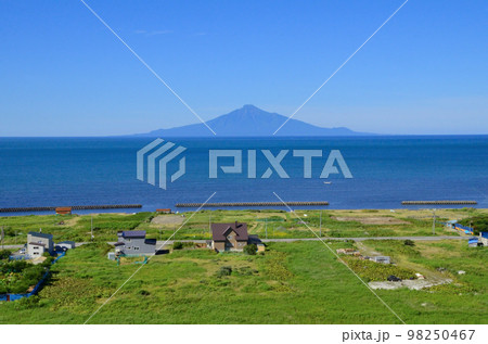 夕日が丘パーキングから見た利尻富士 夕日が丘パーキングから見た利尻富士 98250467
