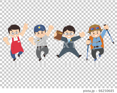 働く人々 スーパーの店員 レスキュー隊員 弁護士 登山家 販売員 登山ガイド 働く人々 スーパーの店員 レスキュー隊員 弁護士 登山家 販売員 登山ガイド 98250685