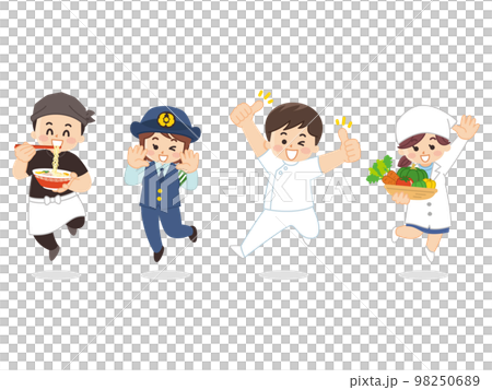 勞動人民,拉麵店經理,女警察,按摩師,營養師,警察,物理治療師 勞動人民,拉麵店經理,女警察,按摩師,營養師,警察,物理治療師 98250689