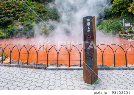 別府地獄めぐり　血の池地獄 98252155