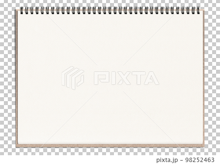 One page of a folded sketchbook, shaded cutouts 98252463