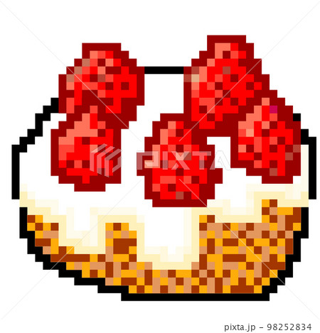 ドット絵ケーキ 98252834