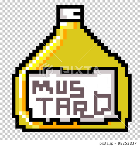 pixel art mustard 98252837