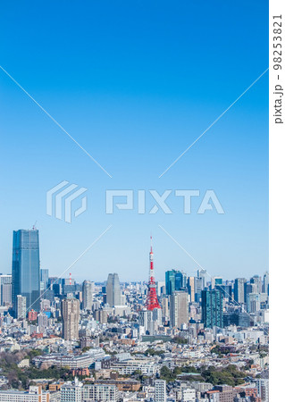 日本の首都東京の街並み 98253821