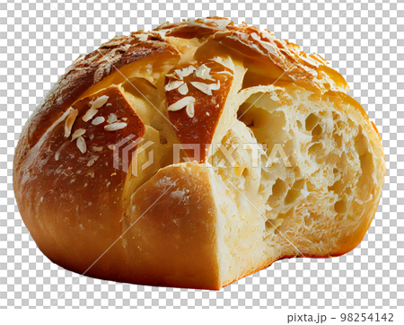 Fresh hot bread. Illustration Generative AI Fresh hot bread. Illustration Generative AI 98254142