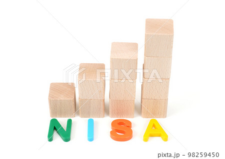 NISAイメージ　積み木のグラフ 98259450