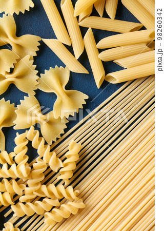 different types of pasta - Stock Photo [98260342] - PIXTA