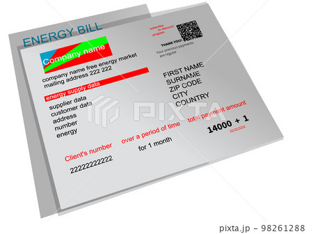 energy bills energy bills 98261288