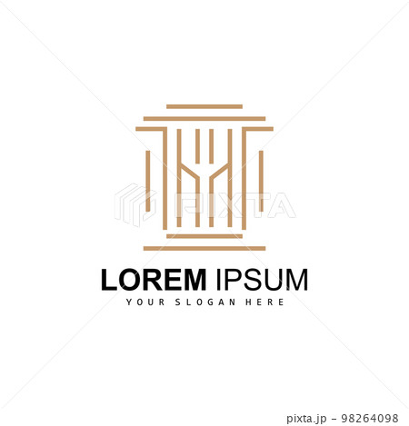 Pillar Logo, Law Design, Building Construction Pillar Vector, Product Brand Illustration Icon Pillar Logo, Law Design, Building Construction Pillar Vector, Product Brand Illustration Icon 98264098