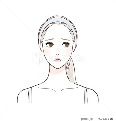 不調 悩む 女性 不調 悩む 女性 98266336