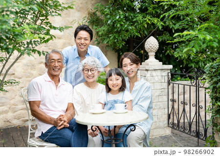 三世代家族　親子 98266902