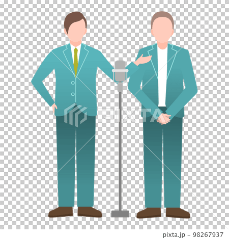 漫才師のイラスト 98267937