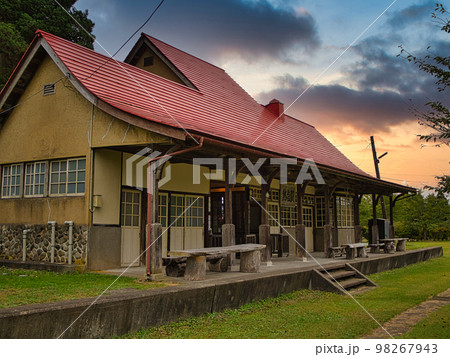 日中線記念館旧熱塩駅・福島県喜多方市 98267943