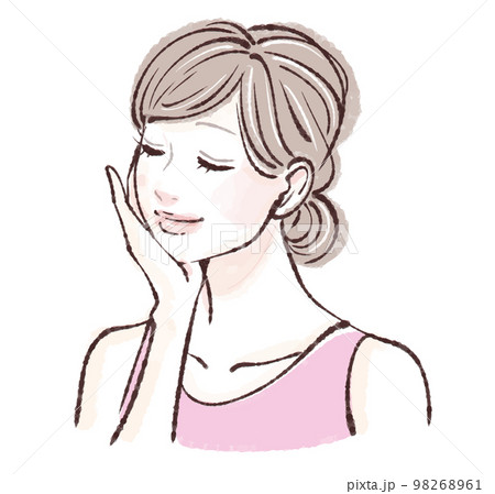 女性のイラスト素材 女性のイラスト素材 98268961