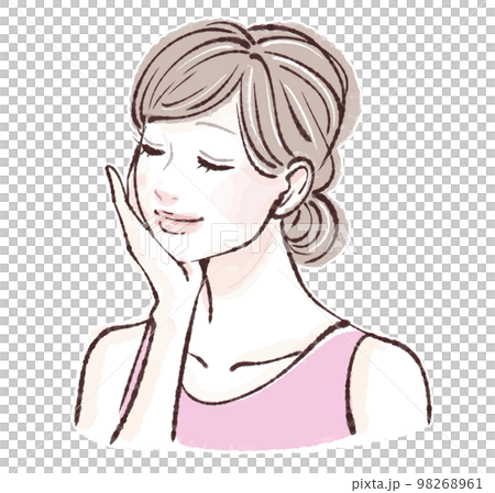 女性のイラスト素材 女性のイラスト素材 98268961