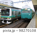 常磐線103系とE231系②（2005.7.9 取手駅） 98270108
