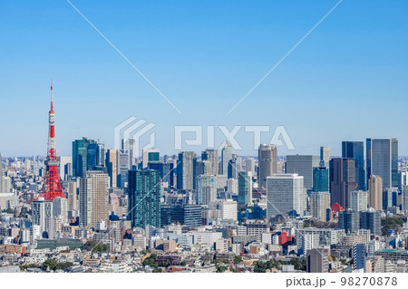 日本の東京都の都市風景 日本の東京都の都市風景 98270878