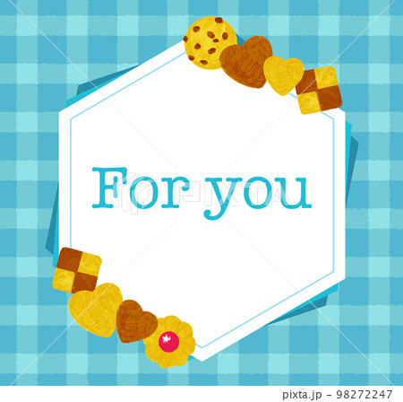 クッキー　お菓子　バレンタイン　フレーム 98272247