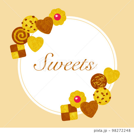 クッキー　お菓子　バレンタイン　フレーム 98272248