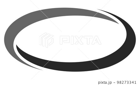 Oval Logo Shape, Frame Label Design, Badge Auto...のイラスト素材 [98273341 ...