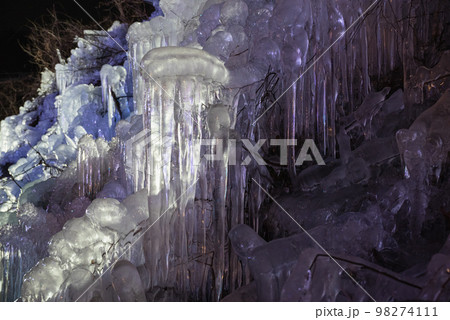 秩父三大氷柱・あしがくぼの氷柱ライトアップ 秩父三大氷柱・あしがくぼの氷柱ライトアップ 98274111