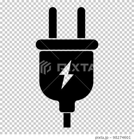 充電插頭圖標 充電插頭圖標 98274601