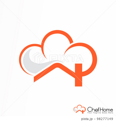 Simple house and chef hat or Chef Home image graphic icon logo design abstract concept vector stock. can be used as a corporate identity related to cuisine or food Simple house and chef hat or Chef Home image graphic icon logo design abstract concept vector stock. can be used as a corporate identity related to cuisine or food 98277149