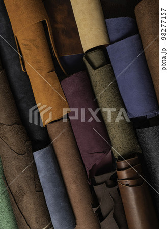 Pieces of the colored leathers. Raw materials for manufacture of bags, wallets, shoes, clothing and accessories. leather for handmade . Leather studio. 98277157