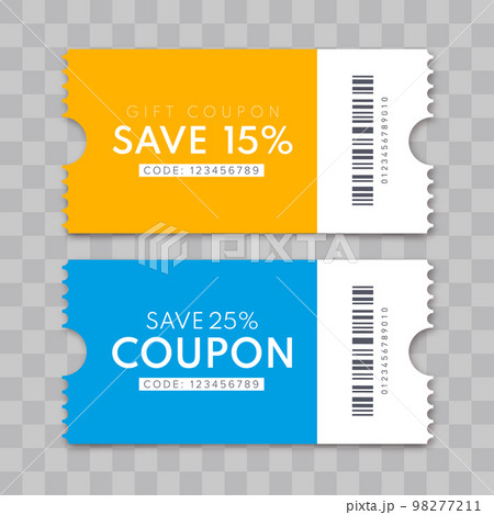 Coupon Discount. Vector Gift Voucher. 98277211