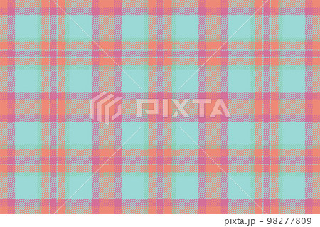 Plaid background, check seamless pattern in pink. Vector fabric texture for textile print, wrapping paper, gift card or wallpaper. Plaid background, check seamless pattern in pink. Vector fabric texture for textile print, wrapping paper, gift card or wallpaper. 98277809