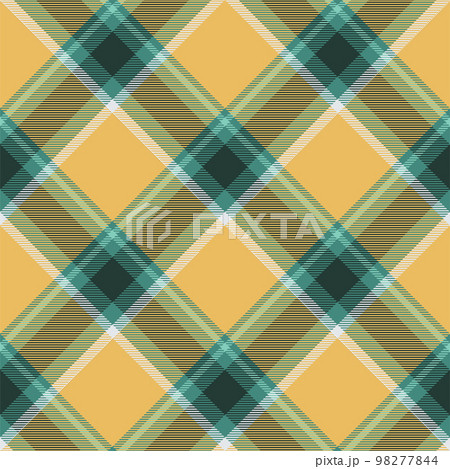 Tartan scotland seamless plaid pattern vector. Retro background fabric. Vintage check color square geometric texture for textile print, wrapping paper, gift card, wallpaper design. 98277844