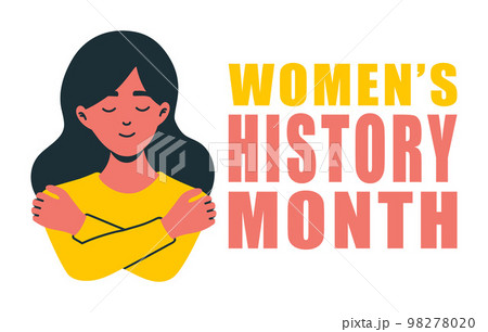 Womens history month vector illustration. 98278020