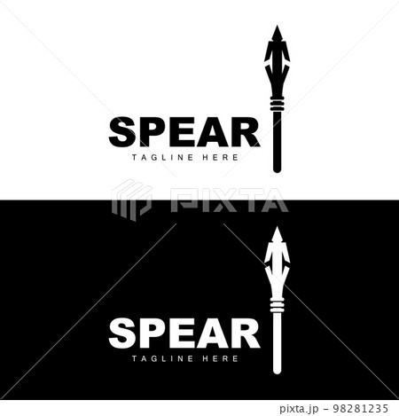 Spear Logo, Long Range Throwing Weapon Target Icon Design, Product And Company Brand Icon Illustration Spear Logo, Long Range Throwing Weapon Target Icon Design, Product And Company Brand Icon Illustration 98281235