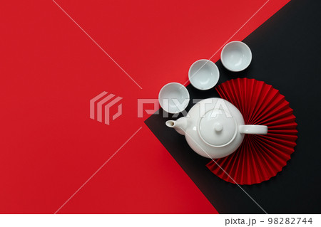 Concept of tea, asian tea, space for text Concept of tea, asian tea, space for text 98282744