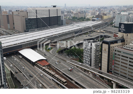 JR新大阪駅：正面口（南口）俯瞰にて 98283319