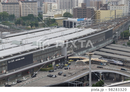 JR新大阪駅：正面口（南口）俯瞰にて 98283320